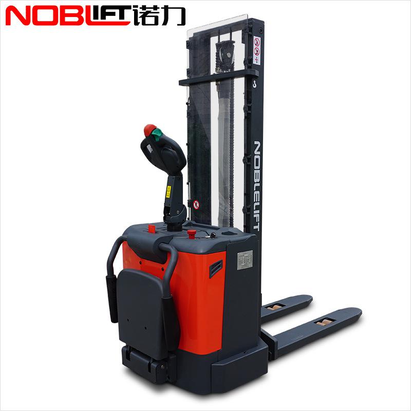 PSB12 電動(dòng)步行式/站駕式全電動(dòng)堆垛車額定載荷1200KG 寬門架