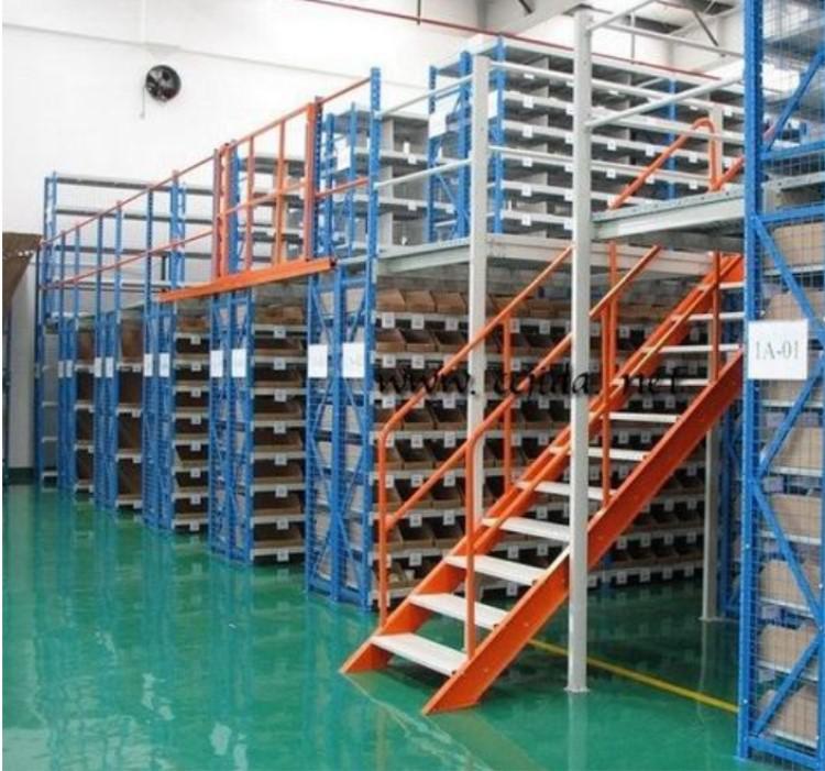 廣州鼎力倉儲(chǔ)貨架廠家定制閣樓平臺(tái)式貨架