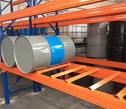 廣州易達疊放油桶架 油桶貨架 化工廠原料罐裝貨架