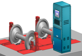 GF2134型雙工位鐵路貨車軸承磨合測試機