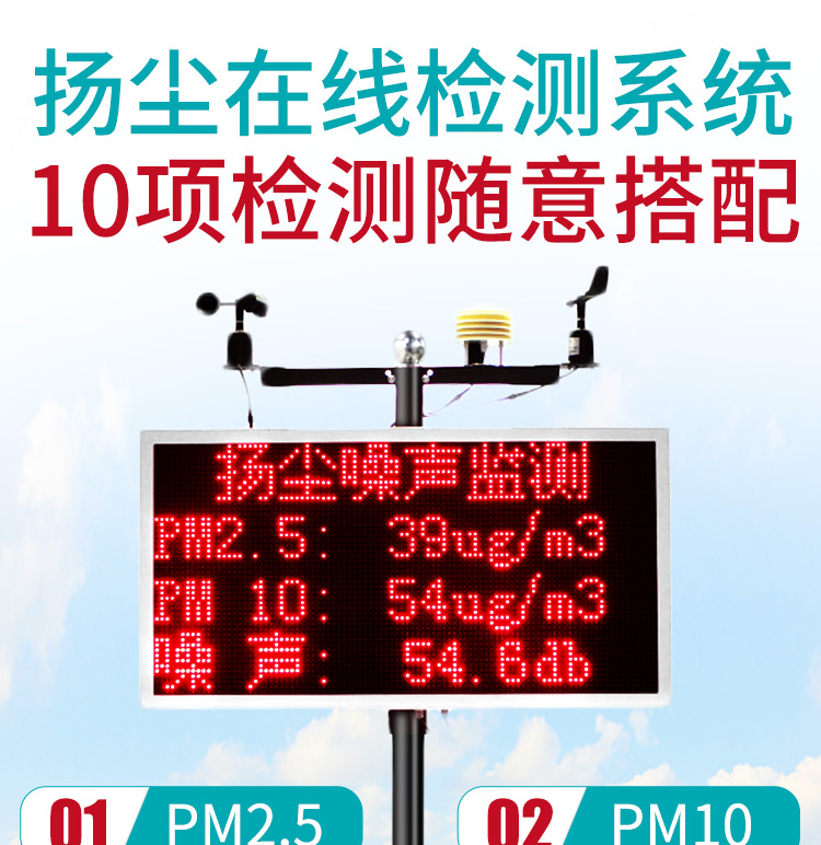工地在線檢測風力工地在線檢測風速工地在線檢測揚塵系統(tǒng) 