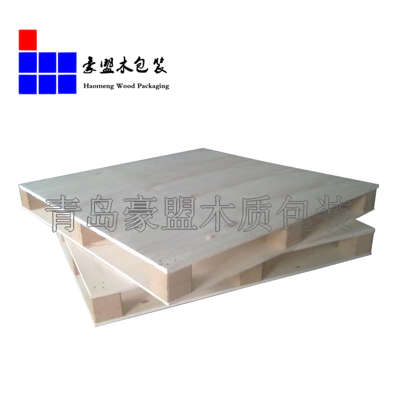 青島木制品廠家直供批發(fā)出口免熏蒸多層板托盤