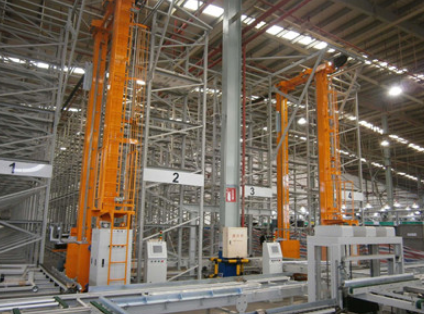 江蘇海勝貨架有軌無(wú)軌堆垛機(jī)