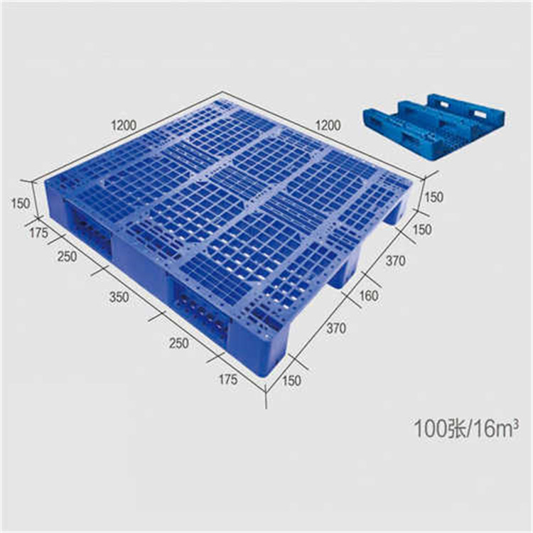 遵義1212川字塑料托盤尺寸/價格，叉車地臺板廠家