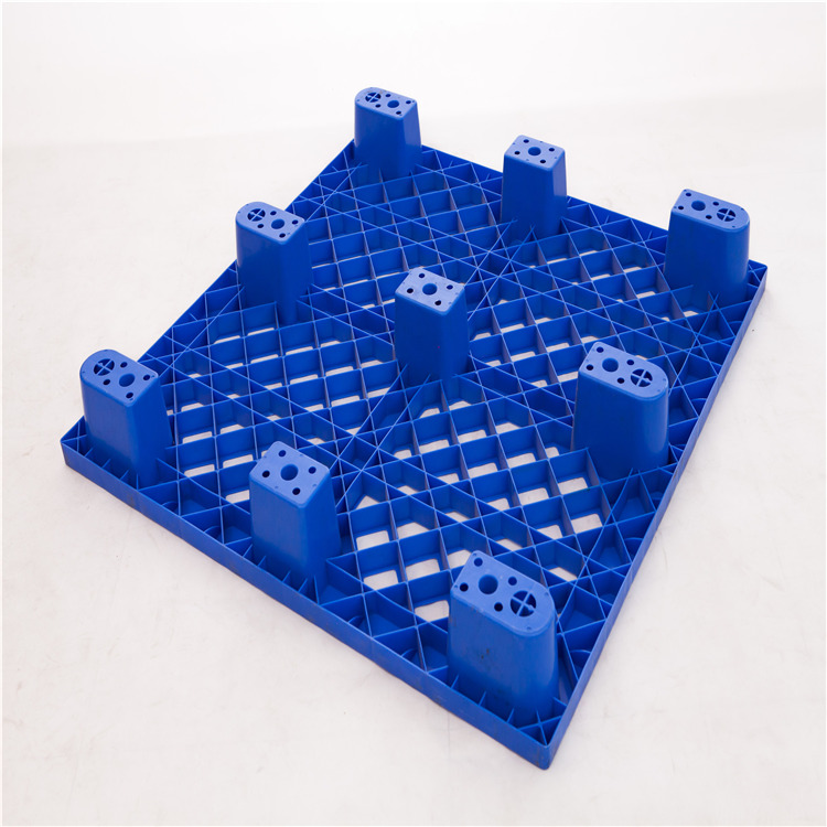 堆碼托盤/四川防潮板/云南1111九腳網(wǎng)格叉車塑料托盤圖片