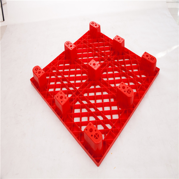 堆碼托盤/四川防潮板/云南1111九腳網(wǎng)格叉車塑料托盤圖片