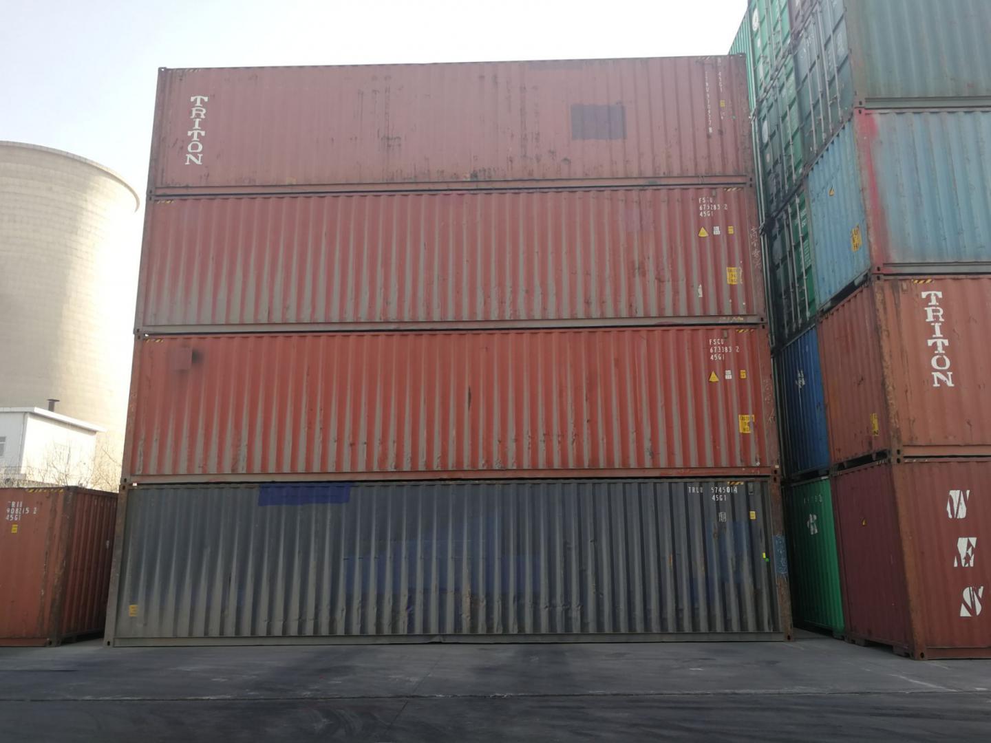 天津二手集裝箱20尺40尺箱型齊全低價出售