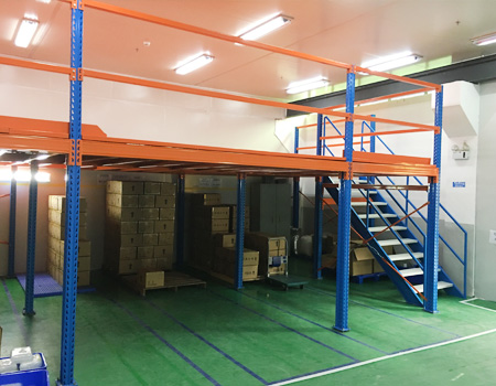 易達廣州倉儲貨架廠 二層組合式鋼結(jié)構(gòu)閣樓平臺貨架