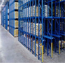 易達廣州倉庫機械化工作貨架 半自動化貨架 穿梭貨架 