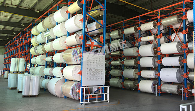 易達(dá)廣州重型貨架廠定制卷料放料架