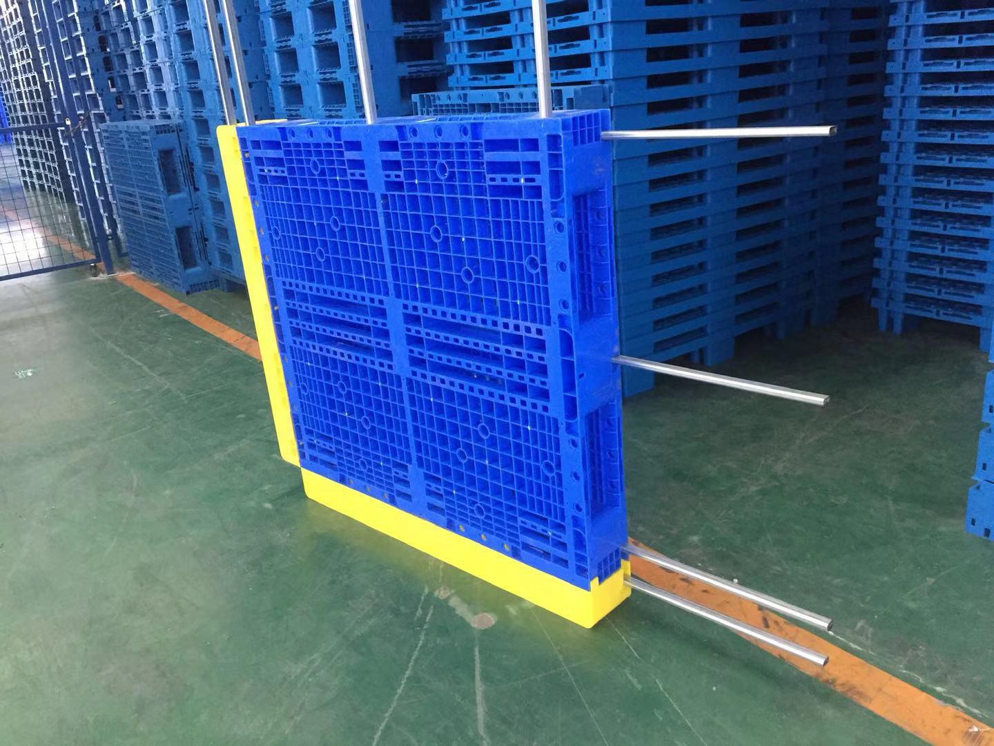 銷售武漢/廣東組裝塑料托盤可進(jìn)行邊條顏色區(qū)分網(wǎng)格雙面字型托盤