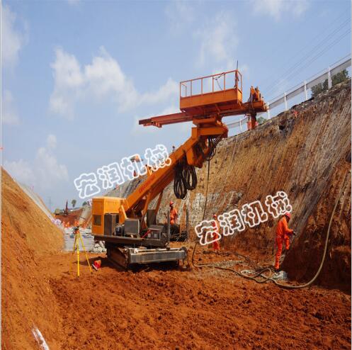 供應基坑護坡多功能地質鉆機  履帶式深基坑錨固鉆機