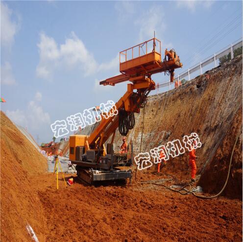  護(hù)坡專用機(jī)械  邊坡支護(hù)打孔鉆機(jī)廠家 錨固鉆機(jī)