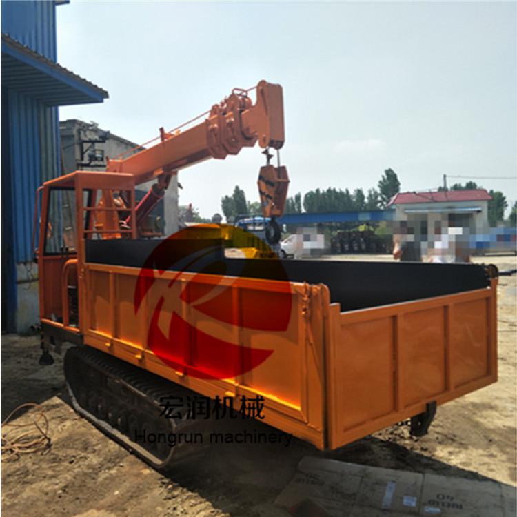 吊鋼板履帶平板吊  小型履帶隨車(chē)吊 園林專(zhuān)用多功能隨車(chē)吊