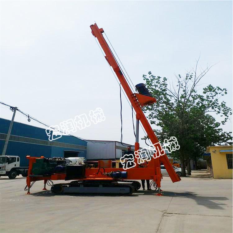 房屋地基螺旋打樁機 能鉆石頭的螺旋鉆機 cfg樁機多少錢一臺