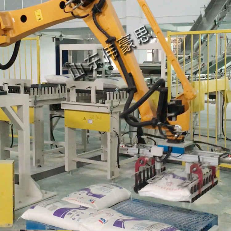 安徽膩?zhàn)臃壑悄艽a垛設(shè)備 全自動(dòng)碼垛機(jī)解決方案