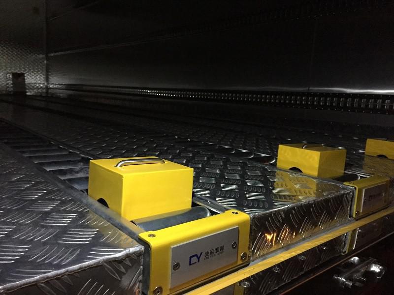 馳運(yùn)裝卸無蓋板型氣動(dòng)升降滾輪板 自動(dòng)裝車 無人裝卸