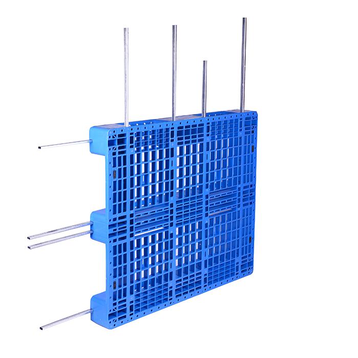 網(wǎng)格川字塑料托盤貨架倉(cāng)儲(chǔ)托板周轉(zhuǎn)貨運(yùn)1412卡板叉車塑膠托盤廠家