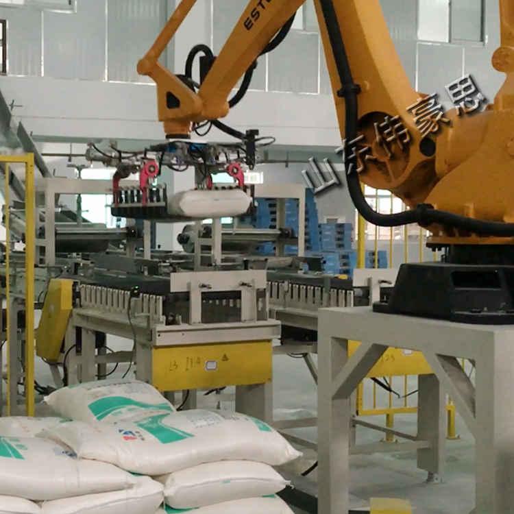 全自動碼垛系統(tǒng) 機(jī)械人碼垛機(jī)工作原理