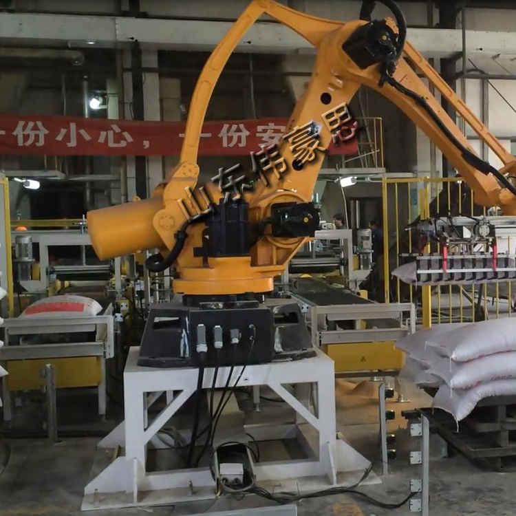 全自動碼垛系統(tǒng) 機(jī)械人碼垛機(jī)工作原理