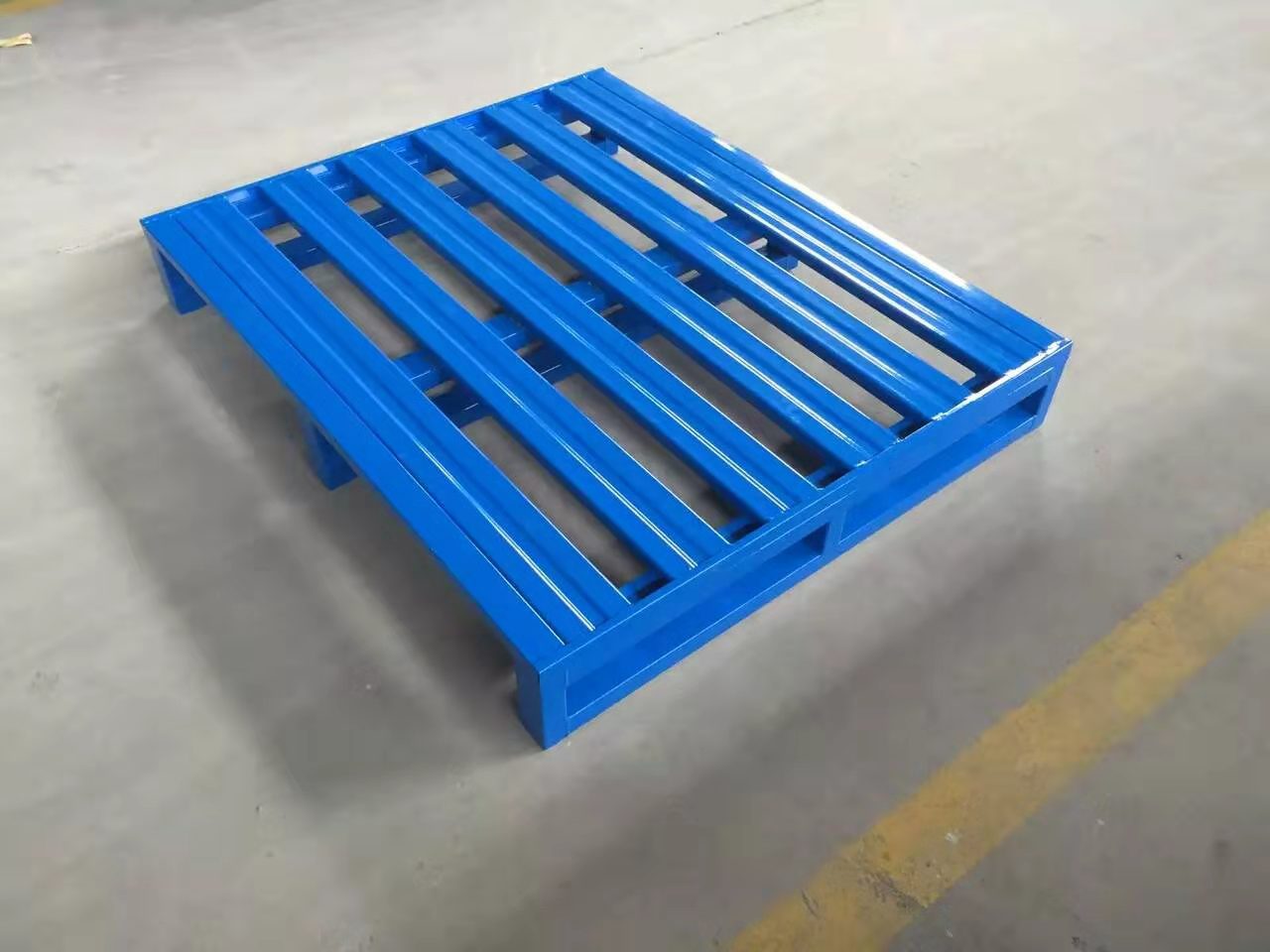 定制重型金屬托盤/兩向進(jìn)叉鐵托盤/四向雙面圓角鐵質(zhì)托盤/面粉免裝卸托盤定制