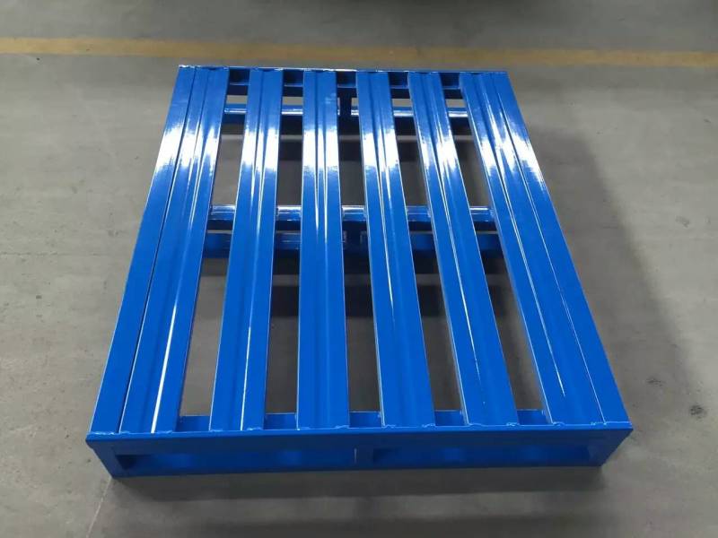 定制重型金屬托盤/兩向進叉鐵托盤/四向雙面圓角鐵質(zhì)托盤/面粉免裝卸托盤定制