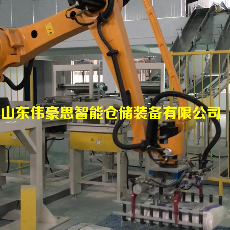 豆粕全自動碼垛機(jī)廠家定制 國產(chǎn)碼垛機(jī)器人報價