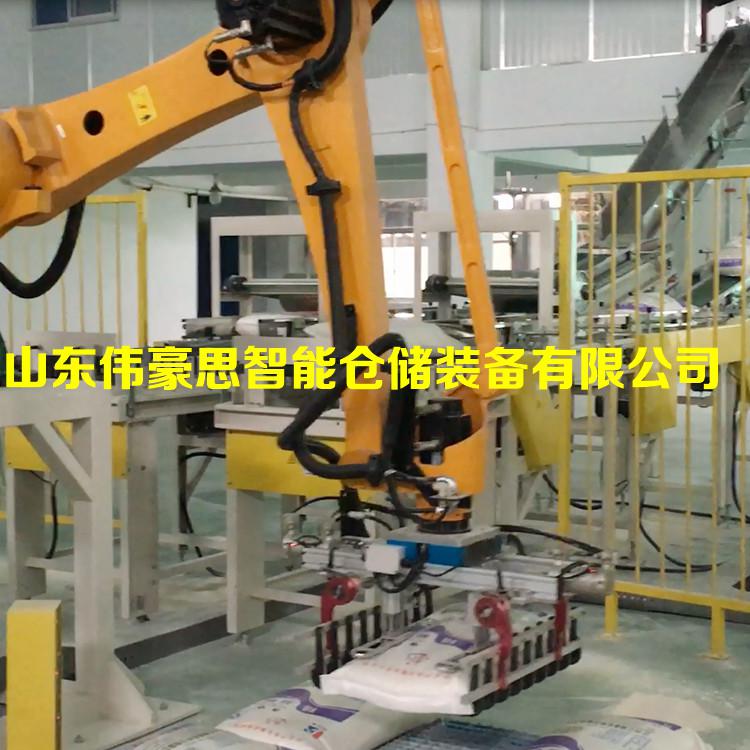 豆粕全自動碼垛機(jī)廠家定制 國產(chǎn)碼垛機(jī)器人報價