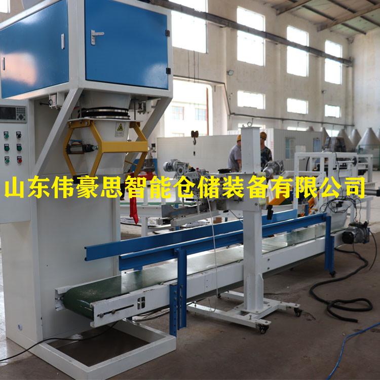山東定制飼料碼垛機(jī)器人 自動(dòng)化袋料碼垛系統(tǒng)