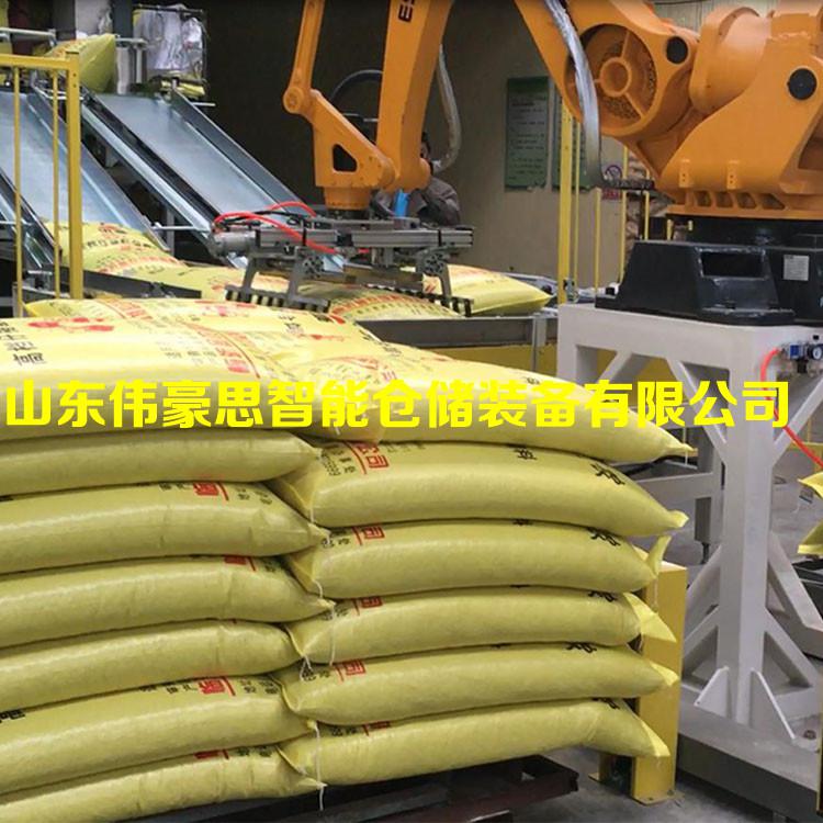 雞飼料碼垛機(jī)器人非標(biāo)定制 全自動(dòng)碼垛機(jī)廠(chǎng)家直供