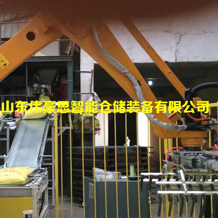 雞飼料碼垛機(jī)器人非標(biāo)定制 全自動(dòng)碼垛機(jī)廠家直供