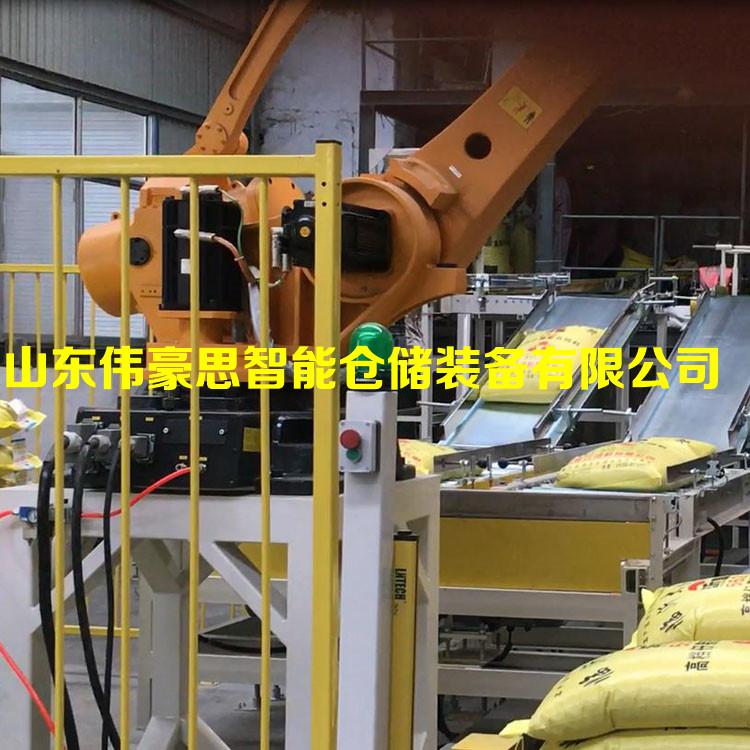 雞飼料碼垛機(jī)器人非標(biāo)定制 全自動(dòng)碼垛機(jī)廠家直供