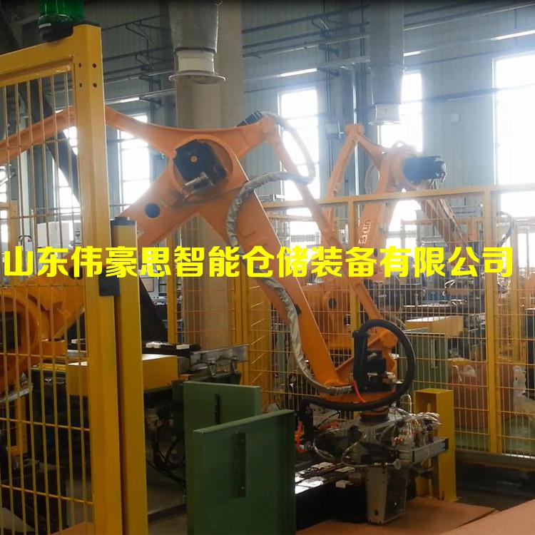 牛奶箱碼垛機(jī)器人 全自動(dòng)包裝碼垛系統(tǒng)價(jià)格