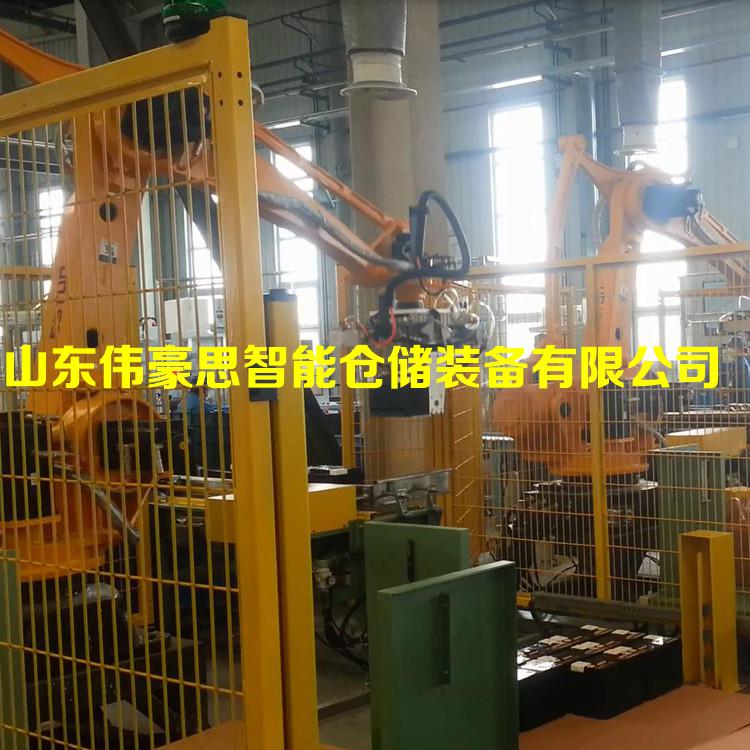 牛奶箱碼垛機器人 全自動包裝碼垛系統(tǒng)價格