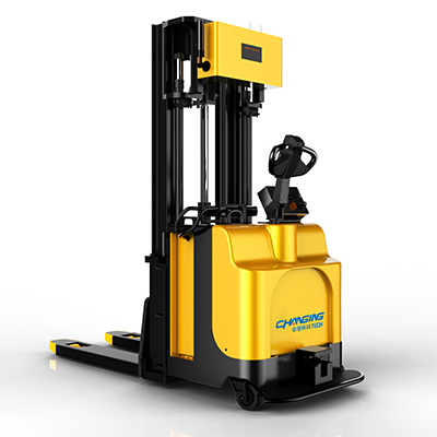 堆高式無人叉車-杭州國辰機器人