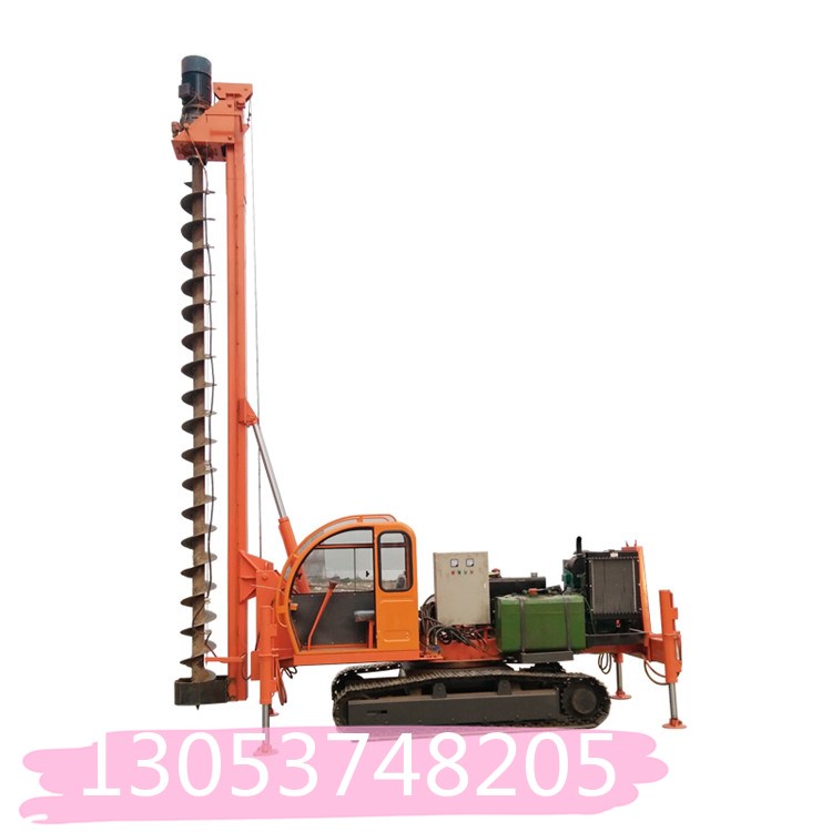 履帶式長(zhǎng)螺旋打樁機(jī) 履帶螺旋打樁機(jī) 螺旋打樁機(jī)