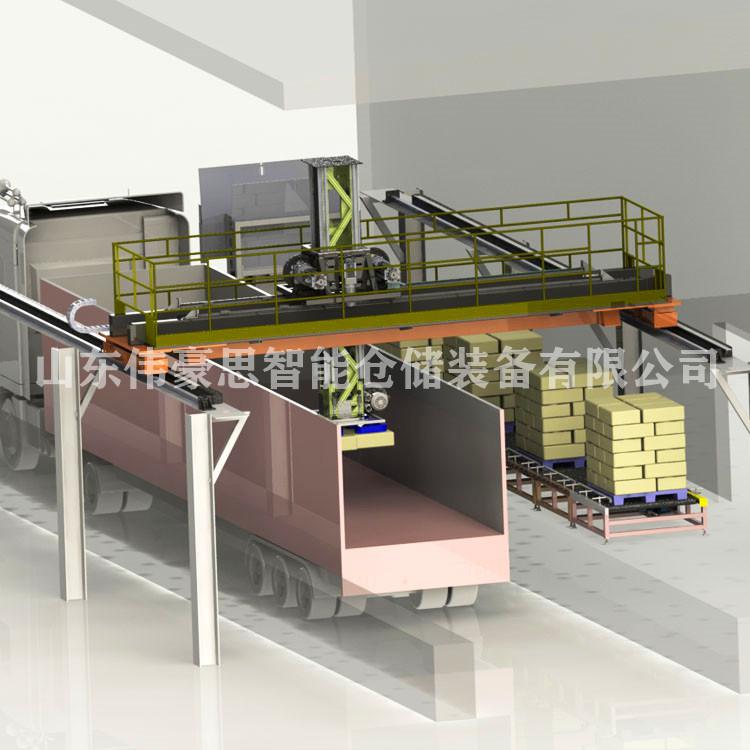 肥料自動裝車設(shè)備供應(yīng)商 全自動裝車機(jī)械手非標(biāo)定制