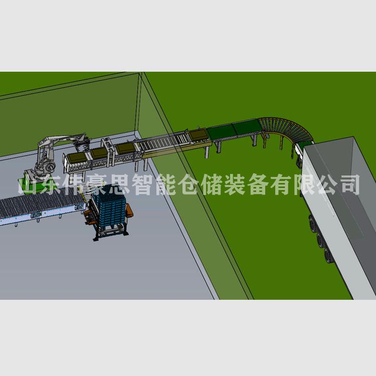 肥料自動裝車設備供應商 全自動裝車機械手非標定制