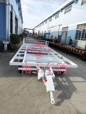 7噸拖車底盤 無動力骨架式全掛車