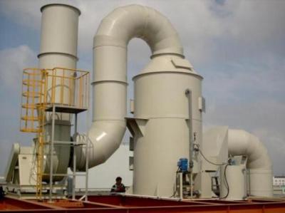 尾氣洗滌塔 衡水登峰環(huán)?？萍加邢薰? width=