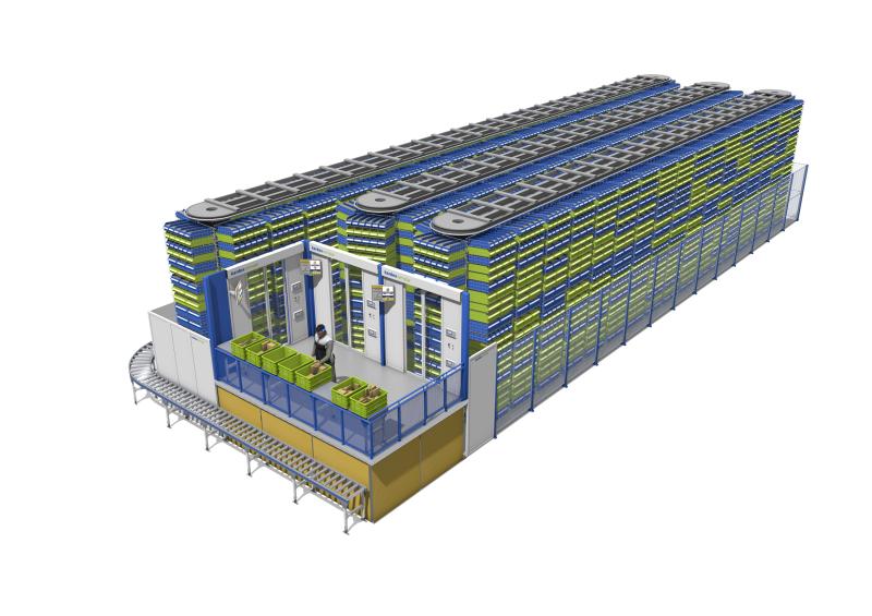 自動貨柜-水平回轉(zhuǎn)式倉儲系統(tǒng)