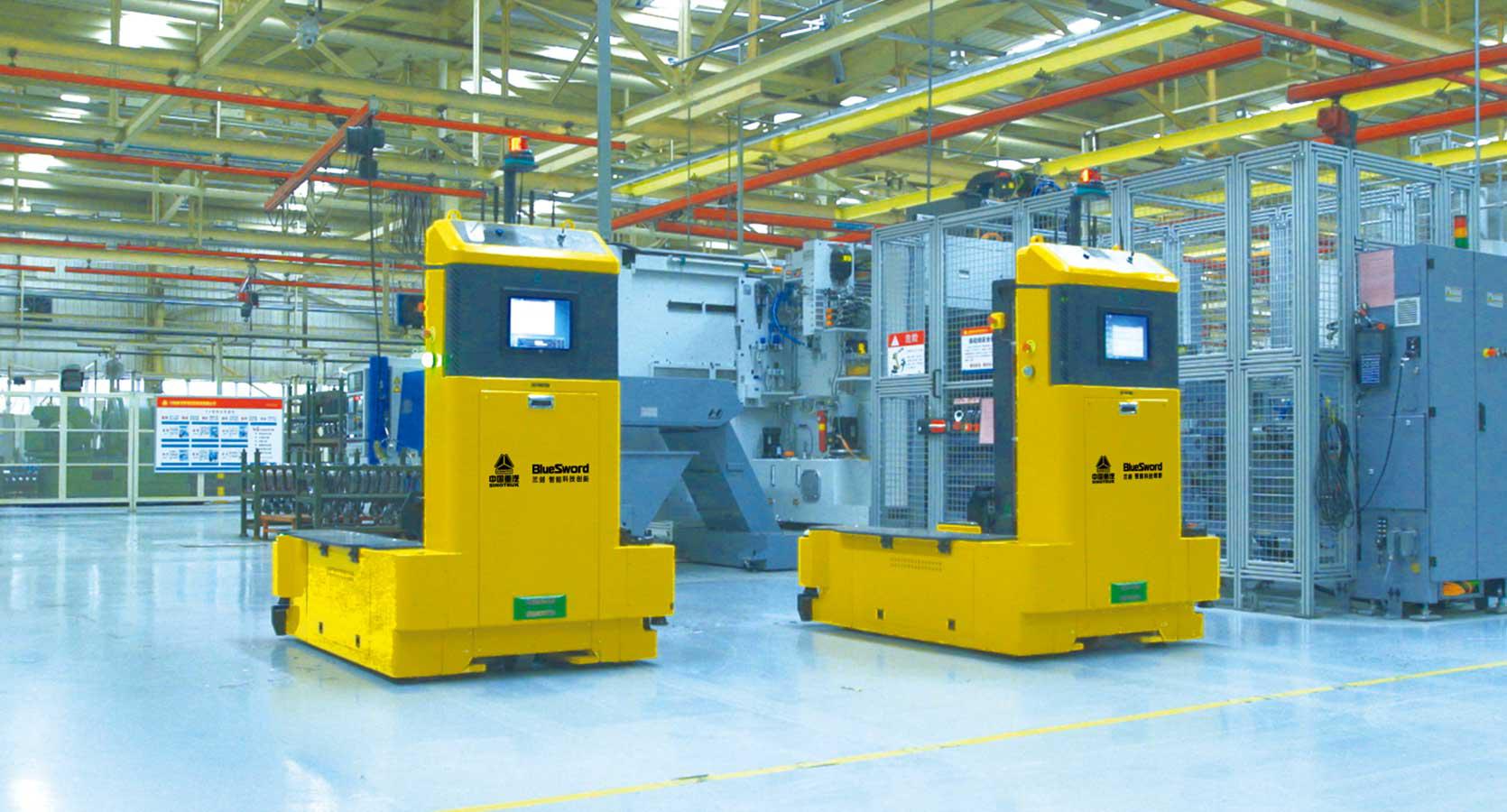 全向前移 AGV 叉車