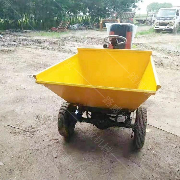 出售手推工地電動灰斗車 座駕式電動灰斗車 柴油液壓翻斗車