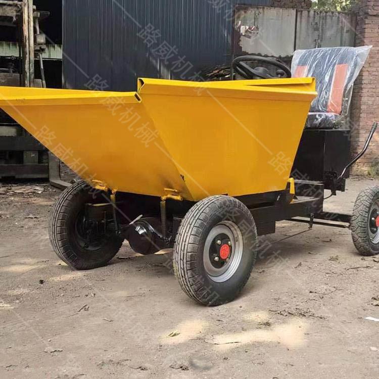  出售工地載重電動(dòng)灰斗車 室內(nèi)裝卸電動(dòng)灰斗車 自卸翻斗運(yùn)輸車