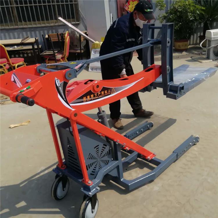 倉(cāng)庫(kù)搬運(yùn)電動(dòng)叉車(chē) 隨車(chē)用曲臂裝卸車(chē) 手推式電動(dòng)液壓叉車(chē)廠家