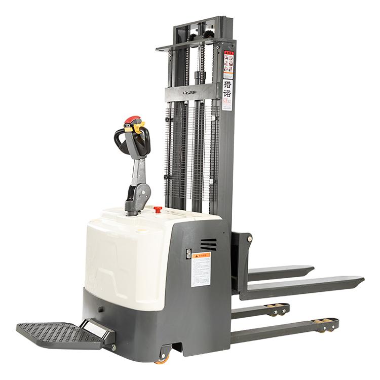 獵諾站駕式電動(dòng)堆高車 電動(dòng)叉車 升降鏟車 支持非標(biāo)定制