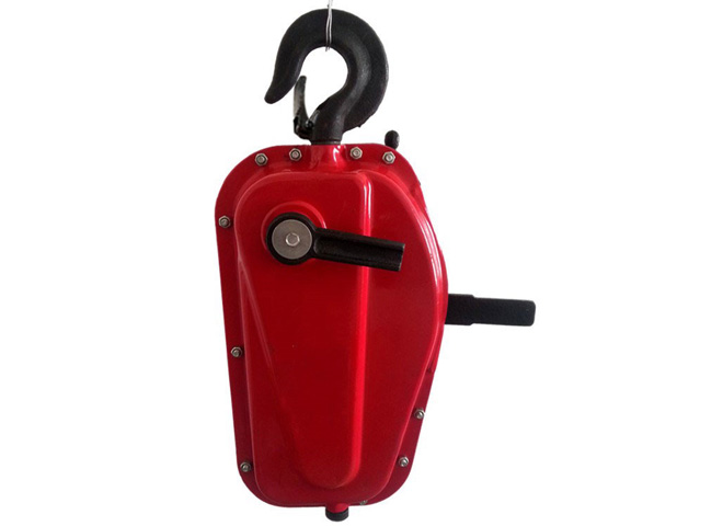 鋼絲繩手扳葫蘆穿繩方法及工作原理