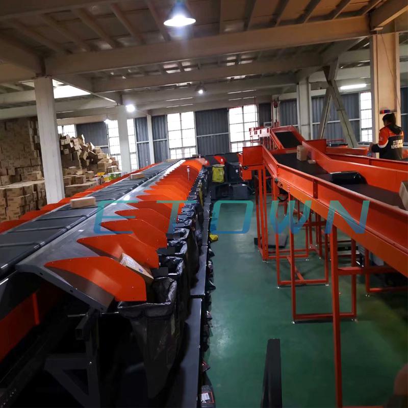 一一通中大型電商物流分揀設(shè)備全自動分揀線快遞包裹輸送系統(tǒng)