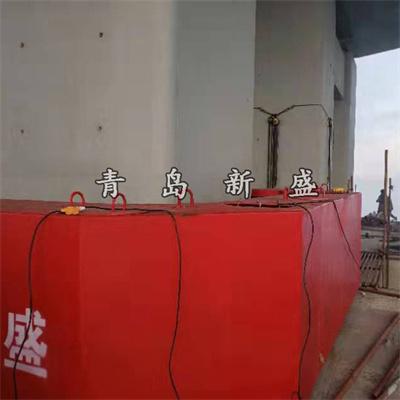 新盛半圓型固定式塑料防撞塊 橋梁防撞模塊 品質(zhì)放心