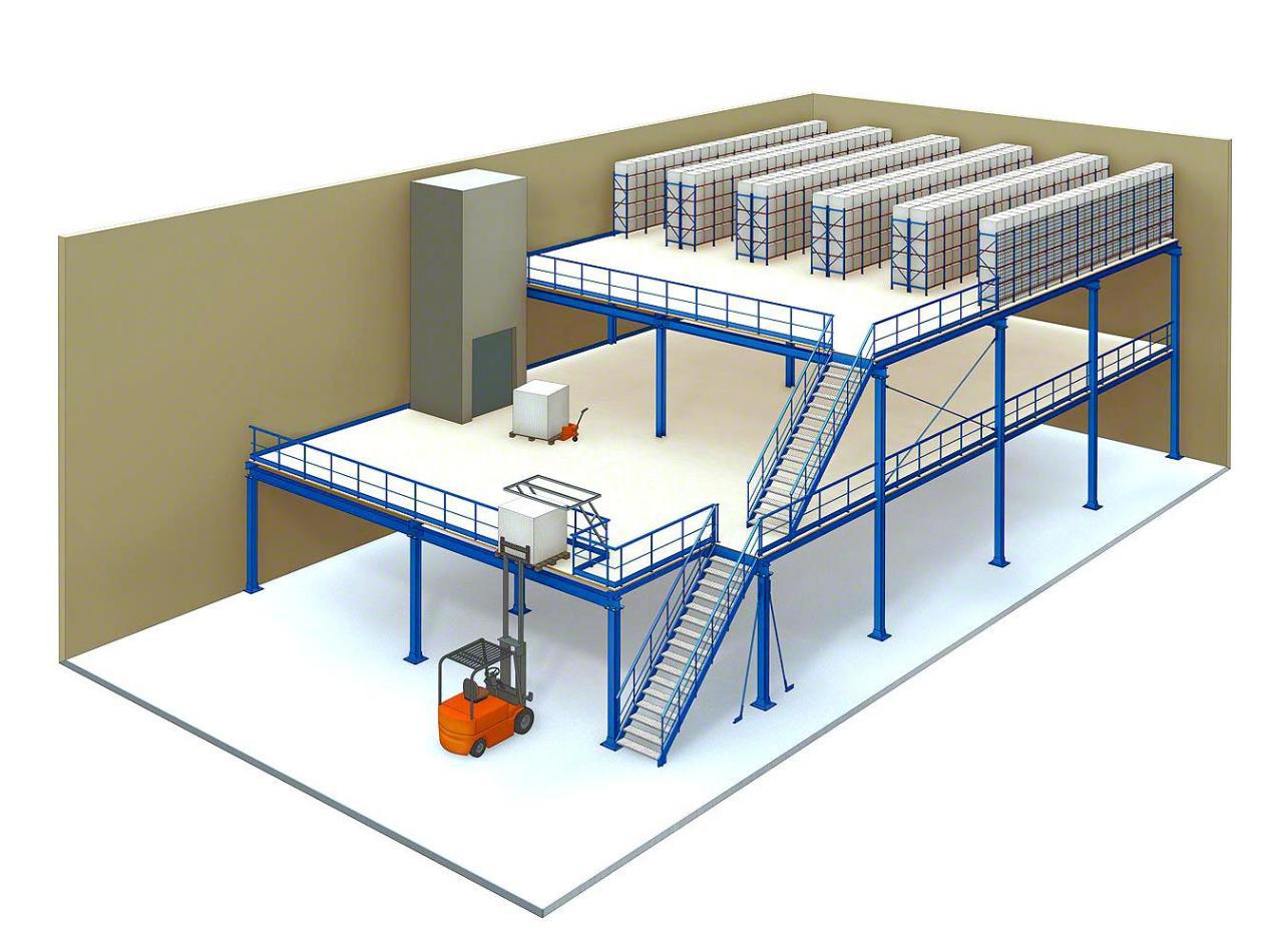 江蘇賽維亞閣樓平臺(tái)貨架
